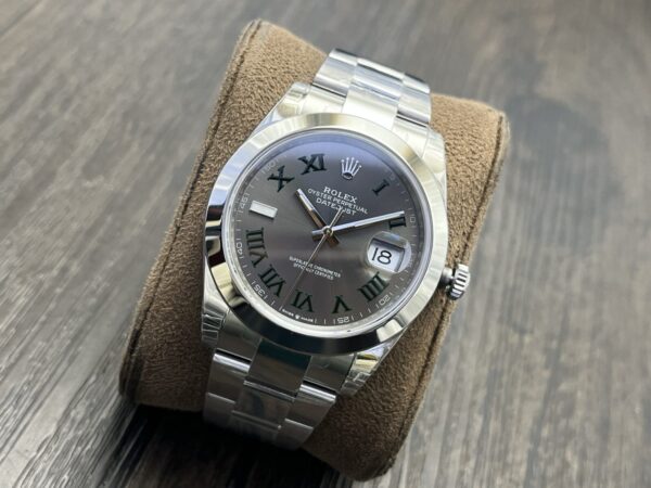 劳力士 Datejust 41 毫米板岩灰色表盘蚝式钢男士手表 - Image 4