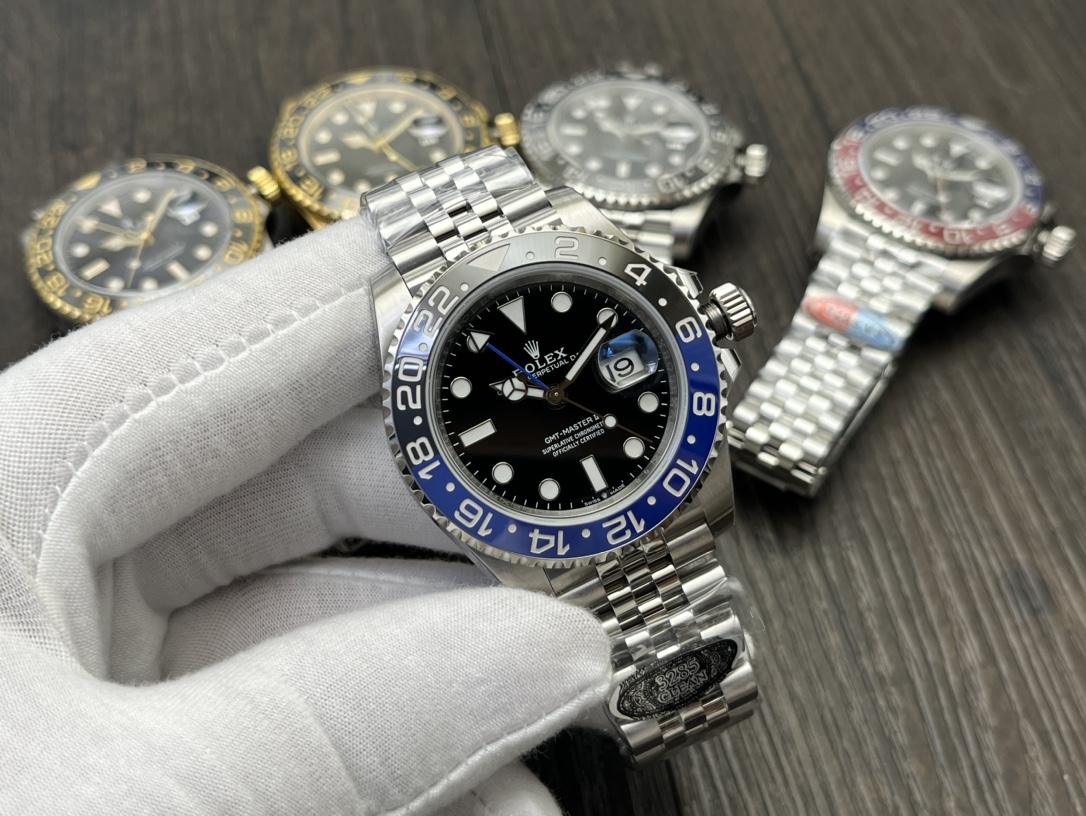 Rolex GMT-Master II Batman 40mm – Automatic 3285 Movement, 100m Water Resistance, Oystersteel Case - Image 2