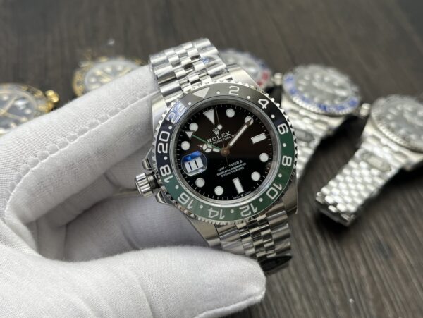 Rolex GMT-Master II Sprite Bezel 40mm – Automatic 3285 Movement, 100m Water Resistance, Oystersteel Case - Image 2