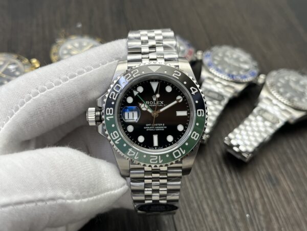 Rolex GMT-Master II Sprite Bezel 40mm – Automatic 3285 Movement, 100m Water Resistance, Oystersteel Case - Image 3