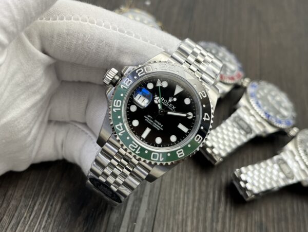 Rolex GMT-Master II Sprite Bezel 40mm – Automatic 3285 Movement, 100m Water Resistance, Oystersteel Case - Image 4