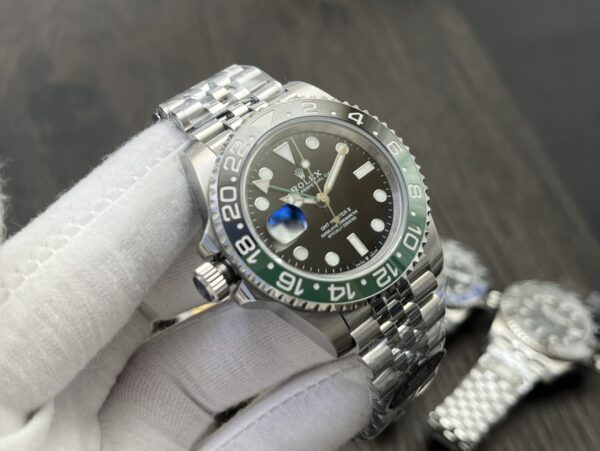 Rolex GMT-Master II Sprite Bezel 40mm – Automatic 3285 Movement, 100m Water Resistance, Oystersteel Case - Image 5