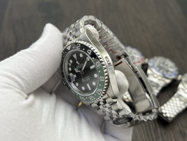 Rolex GMT-Master II Sprite Bezel 40mm – Automatic 3285 Movement, 100m Water Resistance, Oystersteel Case - Image 7