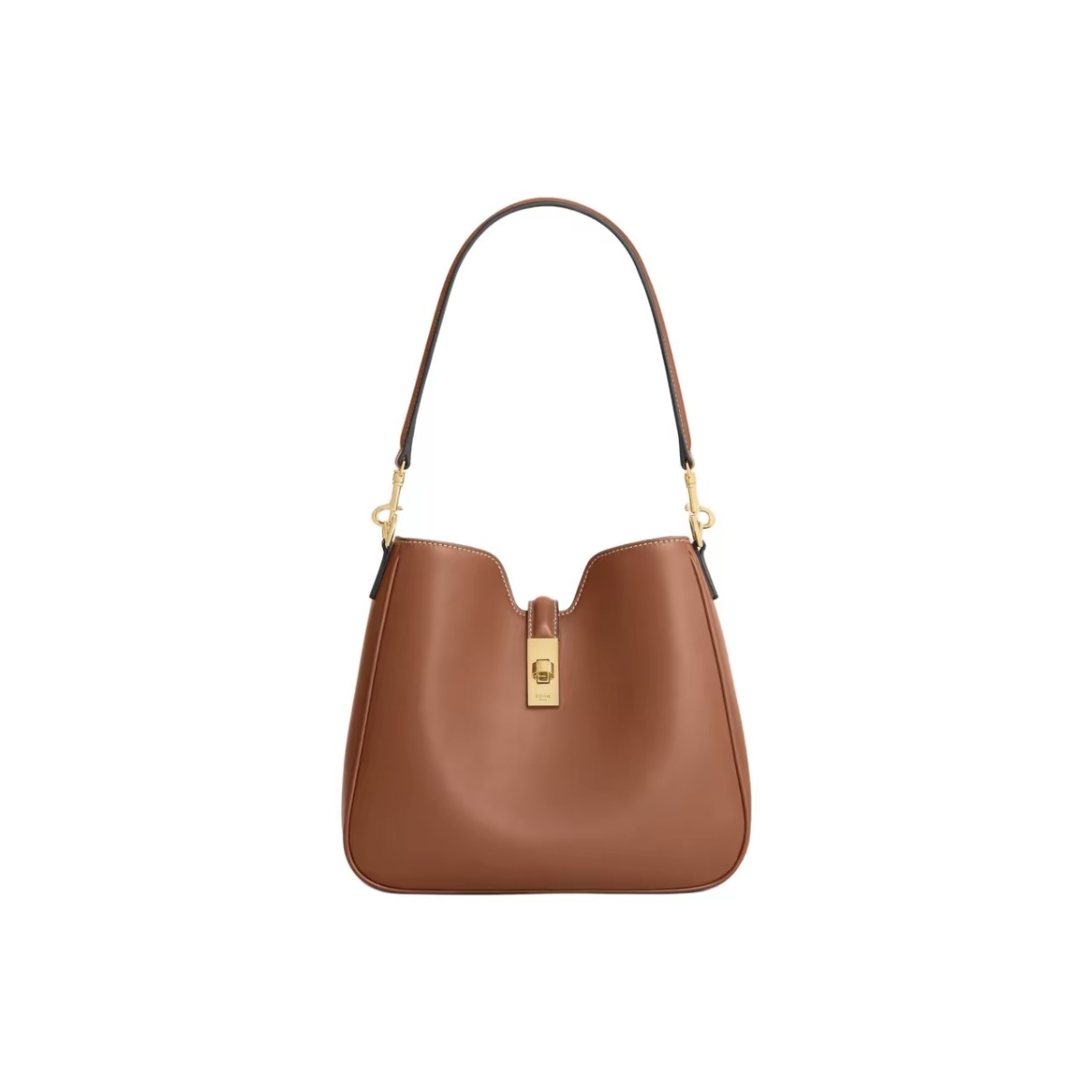 CELINE Camille 16 Soft Small Bag Calfskin Leather Adjustable Strap Women Brown