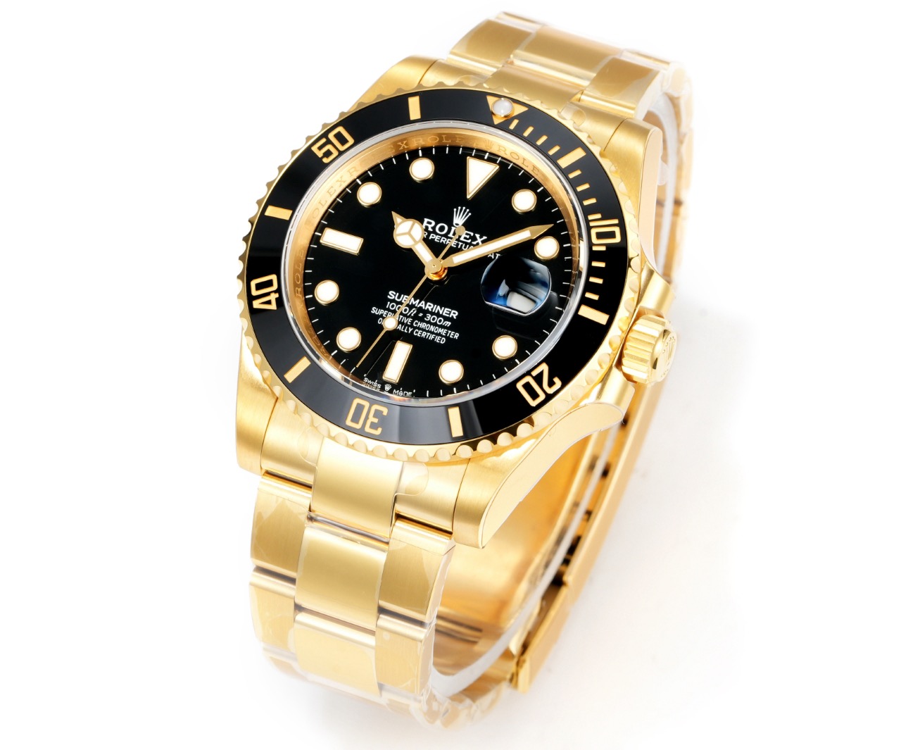 Rolex Submariner Date Yellow Gold Black - Image 2