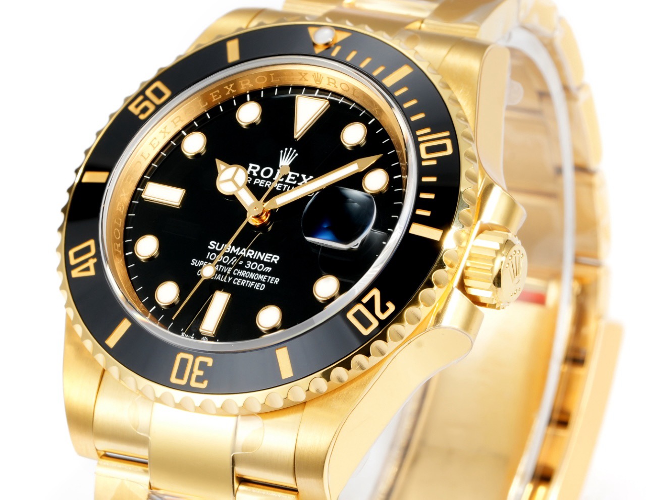 Rolex Submariner Date Yellow Gold Black - Image 3