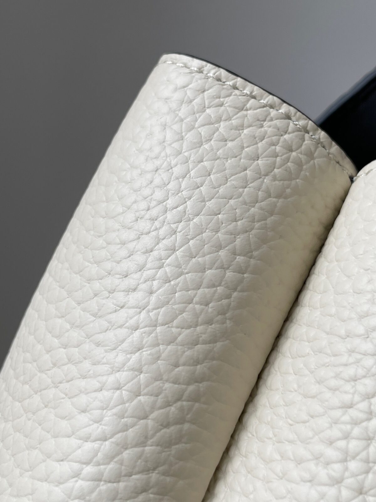 Prada Small Calf Leather Magnetic Tote Handbag White - Image 8