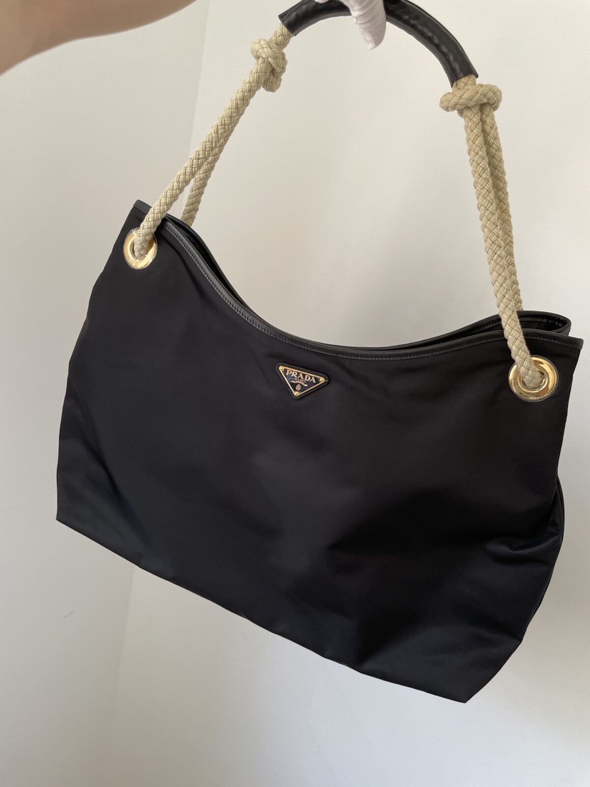 Prada Re-Nylon Mariner Large Shoulder Bag Black - Image 2