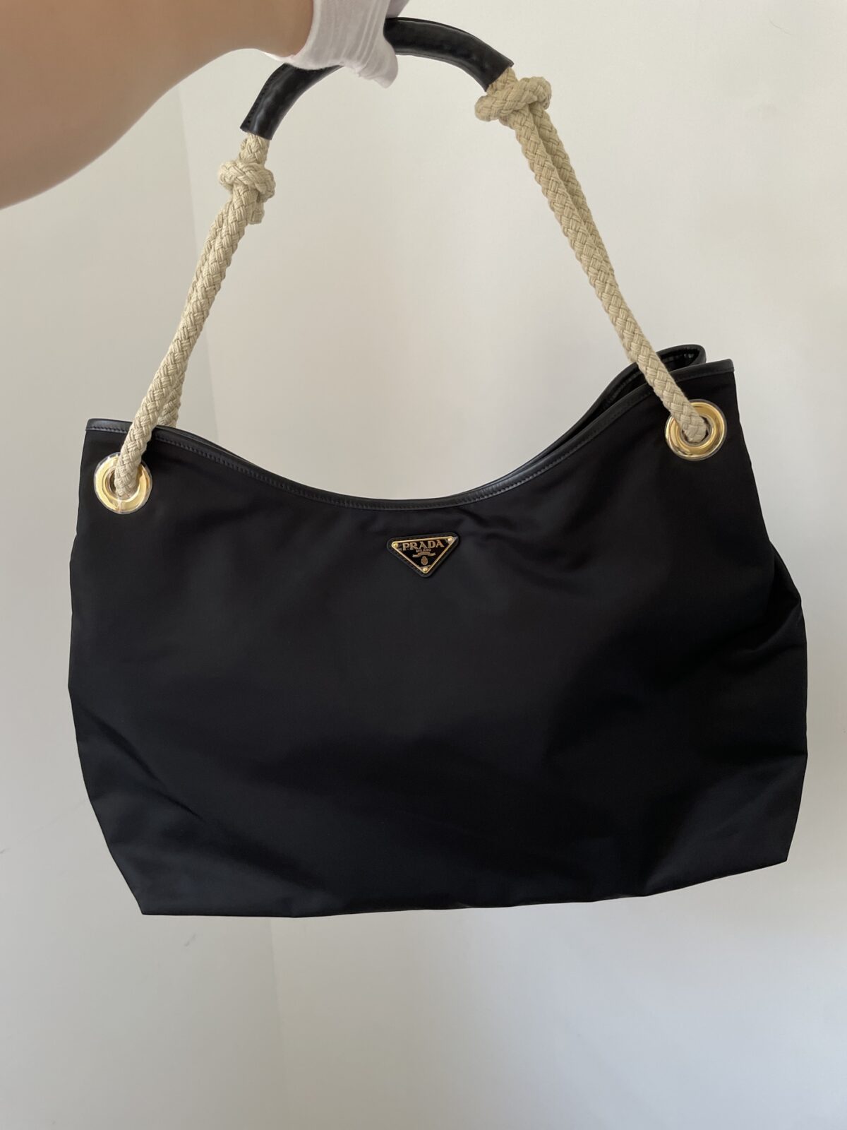 Prada Re-Nylon Mariner Large Shoulder Bag Black - Image 4