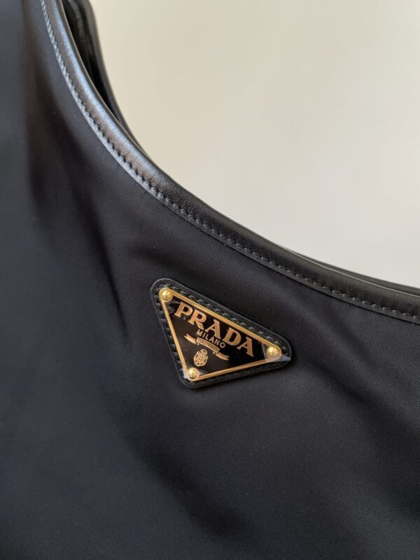 Prada Re-Nylon Mariner Large Shoulder Bag Black - Image 6