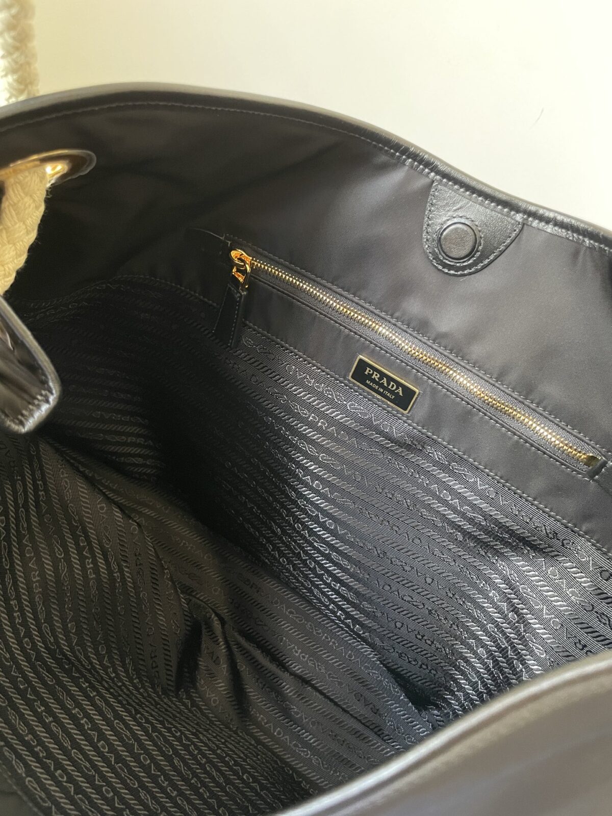 Prada Re-Nylon Mariner Large Shoulder Bag Black - Image 7