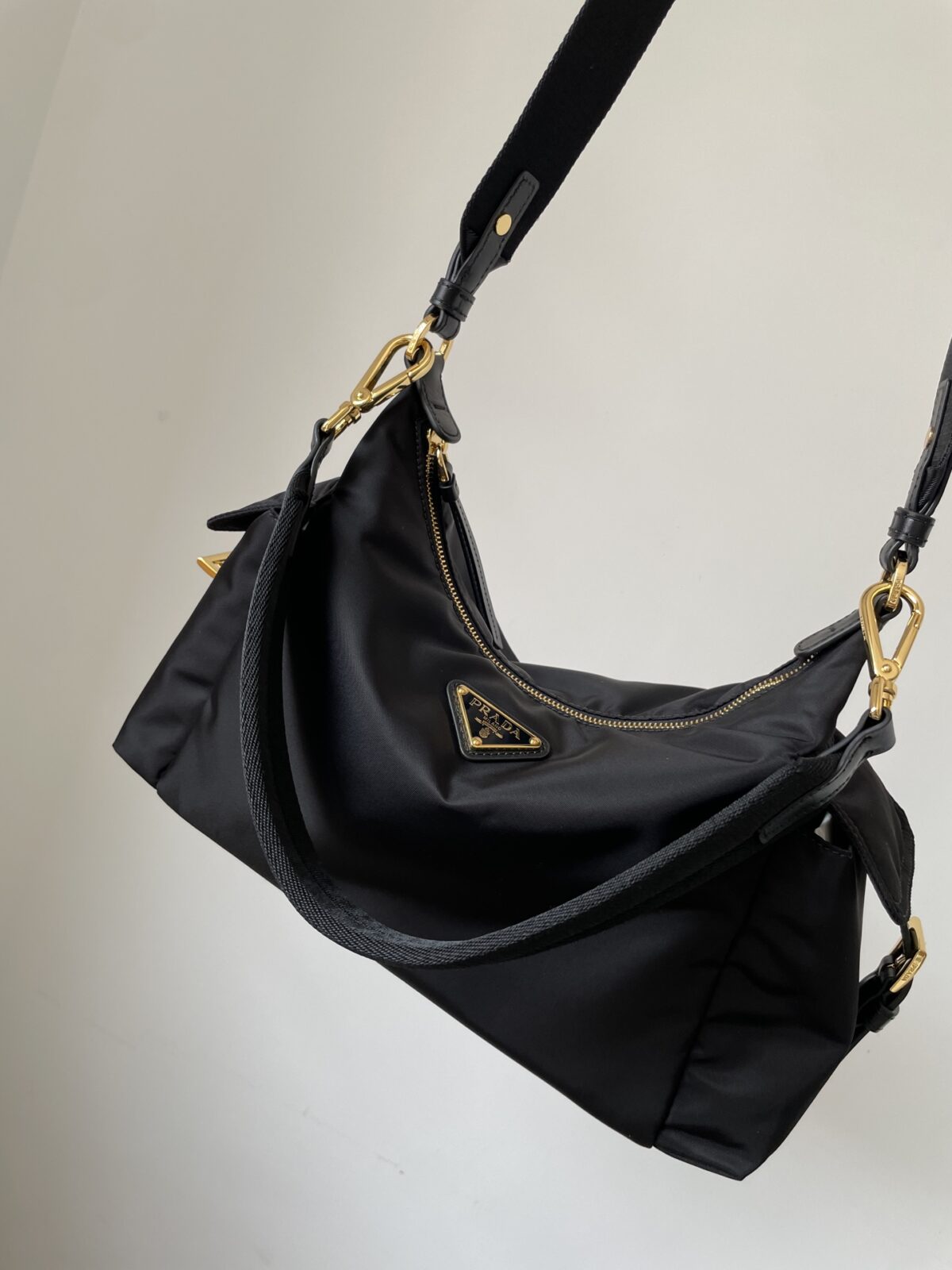 Prada Re-Nylon Explore Shoulder Bag Black - Image 2