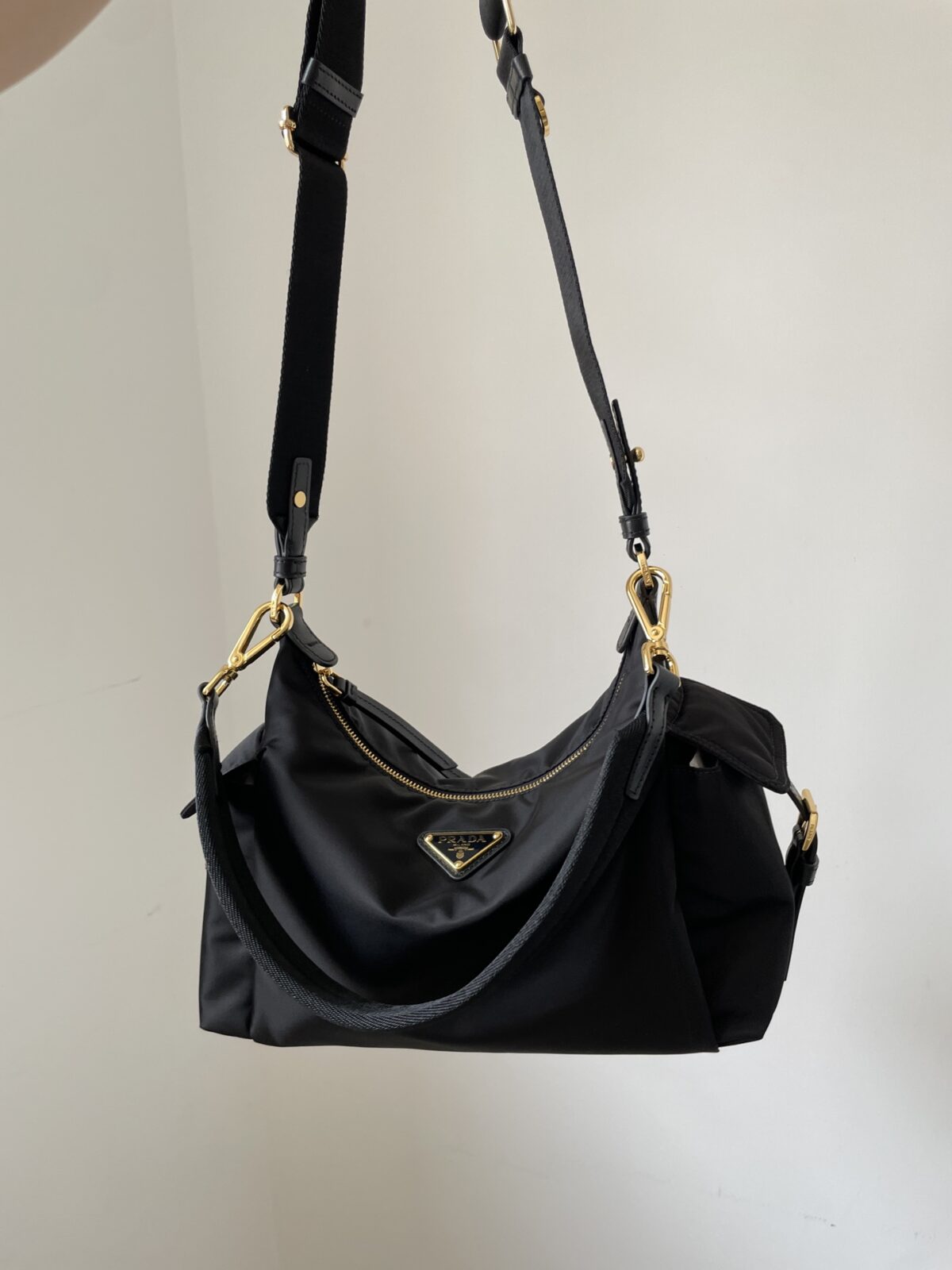 Prada Re-Nylon Explore Shoulder Bag Black - Image 3