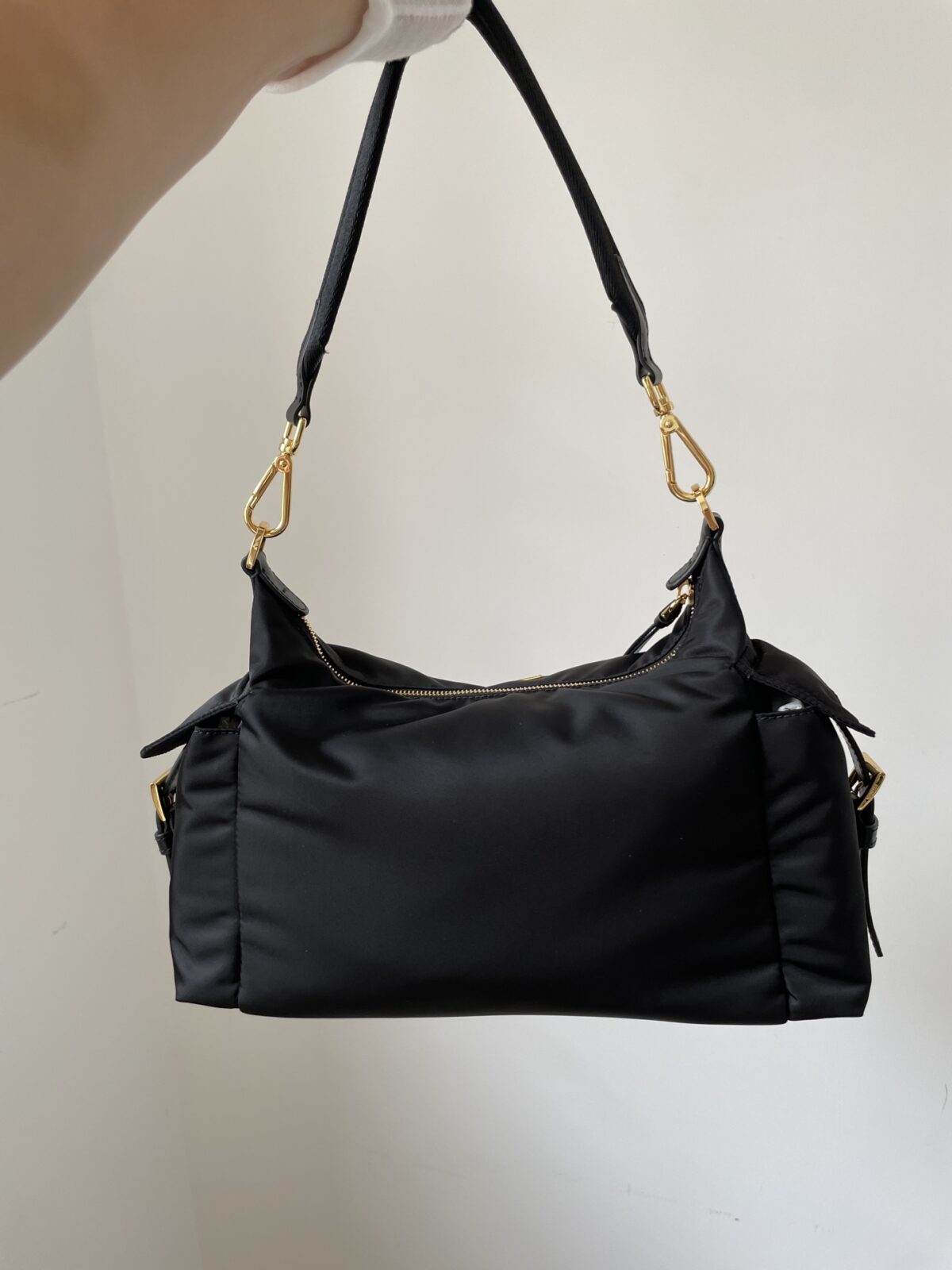 Prada Re-Nylon Explore Shoulder Bag Black - Image 7