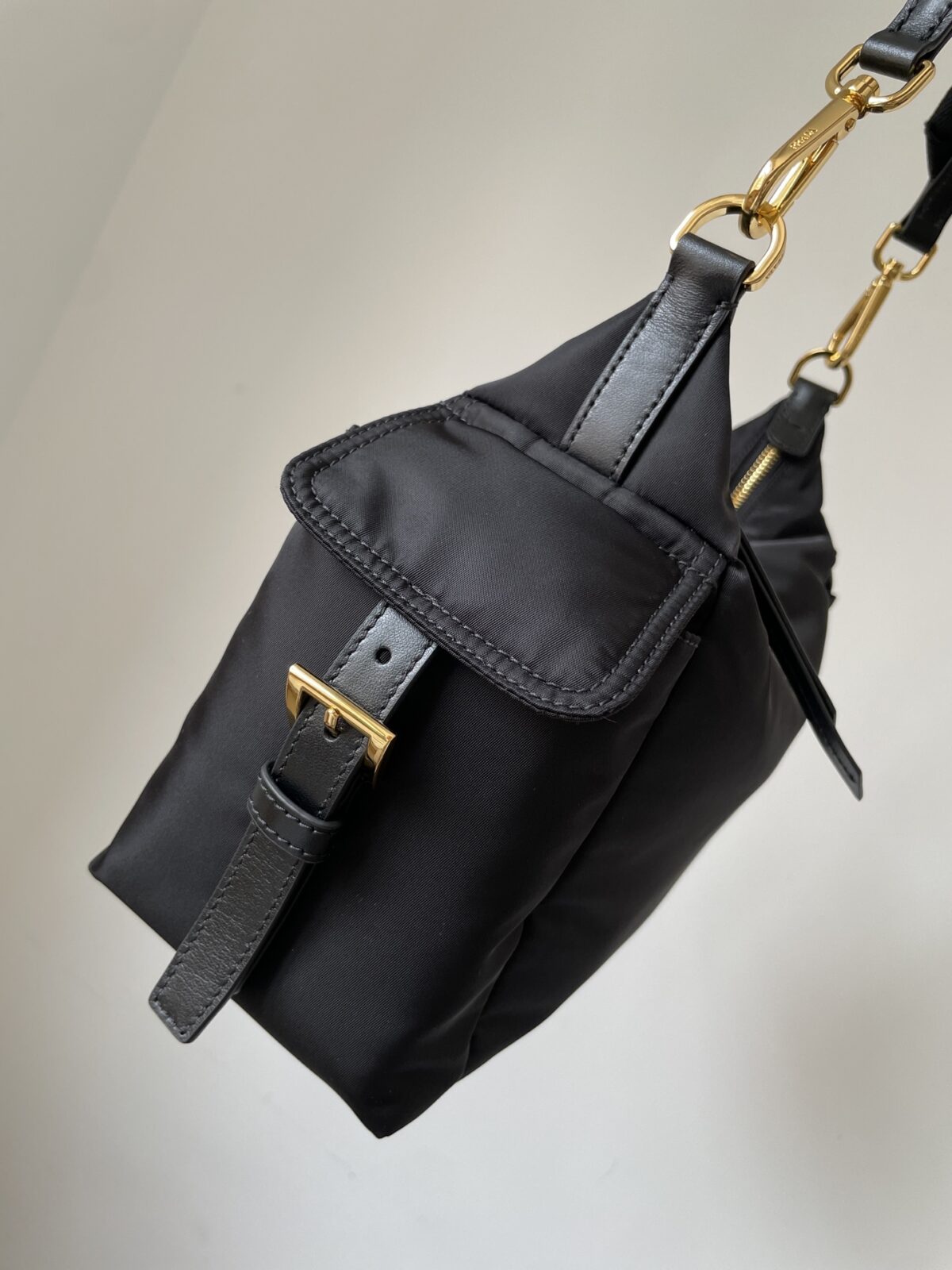 Prada Re-Nylon Explore Shoulder Bag Black - Image 8
