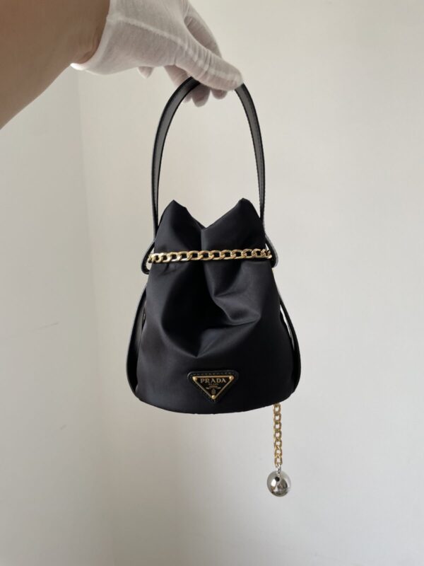 Prada Re-Nylon Small Handbag Black - Image 2