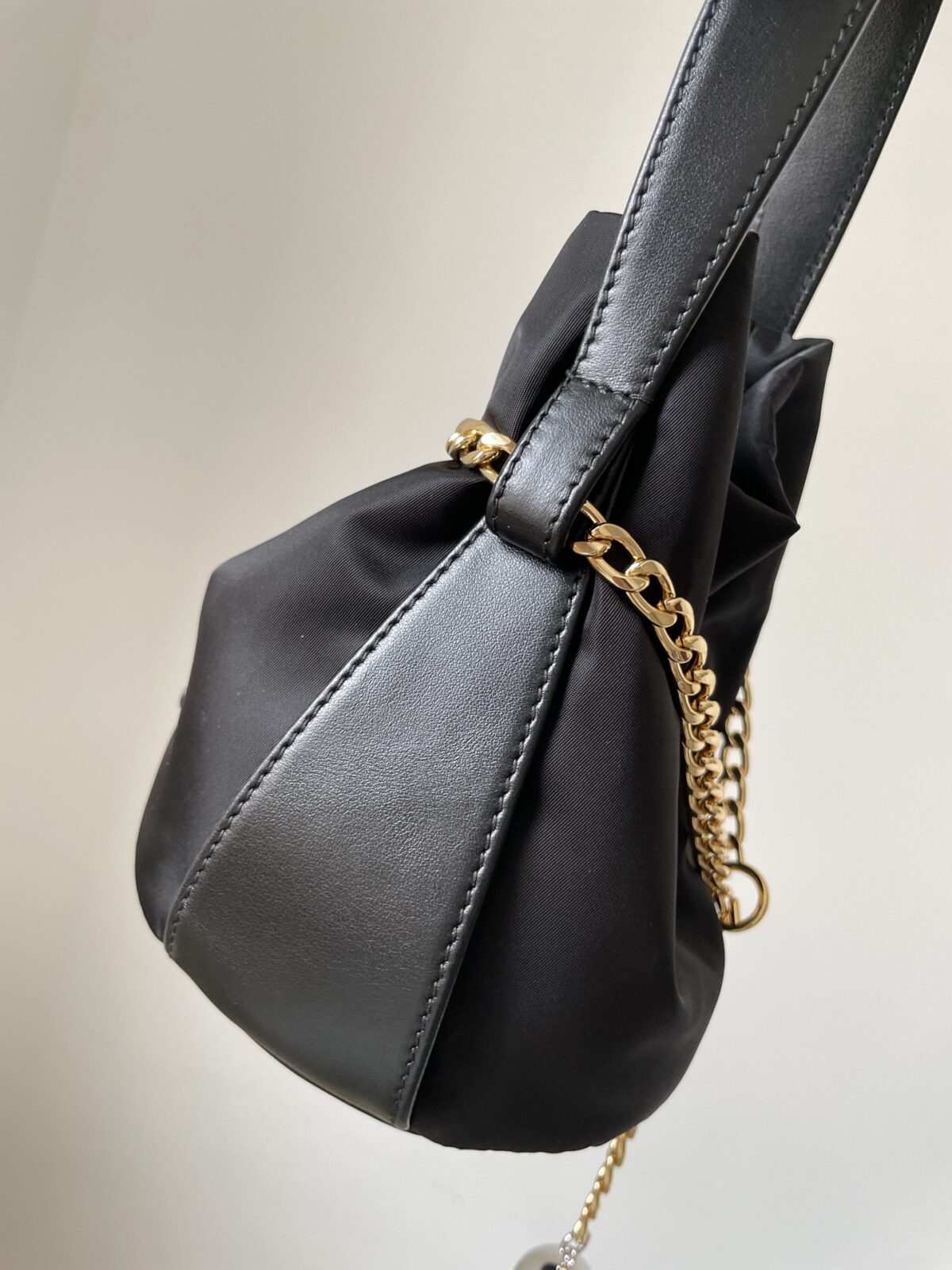 Prada Re-Nylon Small Handbag Black - Image 5