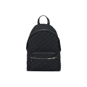 Dior Rider Large Black Oblique Jacquard Backpack