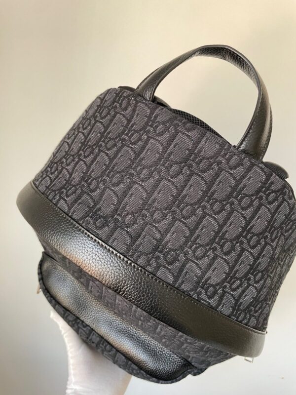 Dior Rider Large Black Oblique Jacquard Backpack - Image 5
