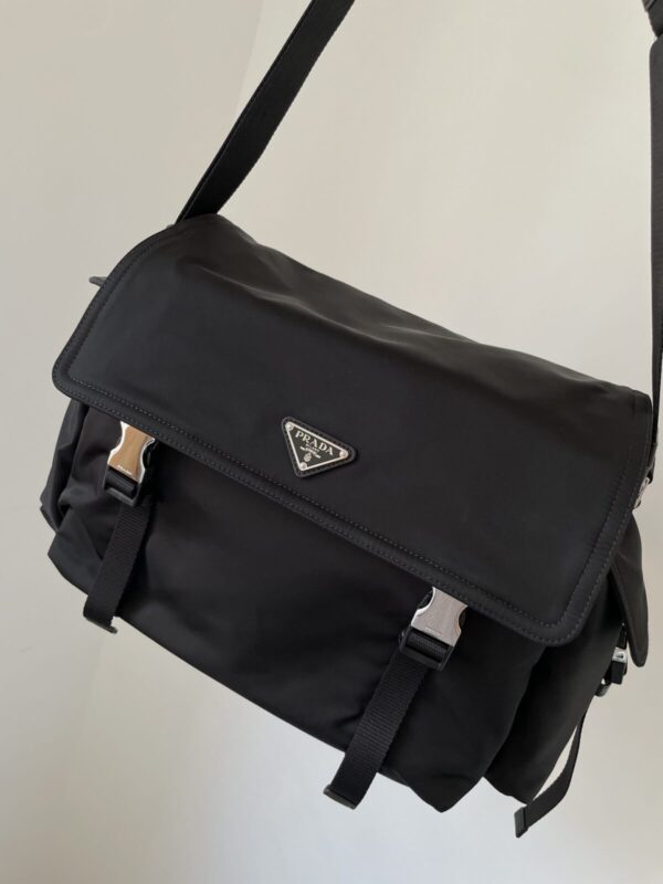 Prada Re-Nylon Explore Crossbody Bag Black - Image 2