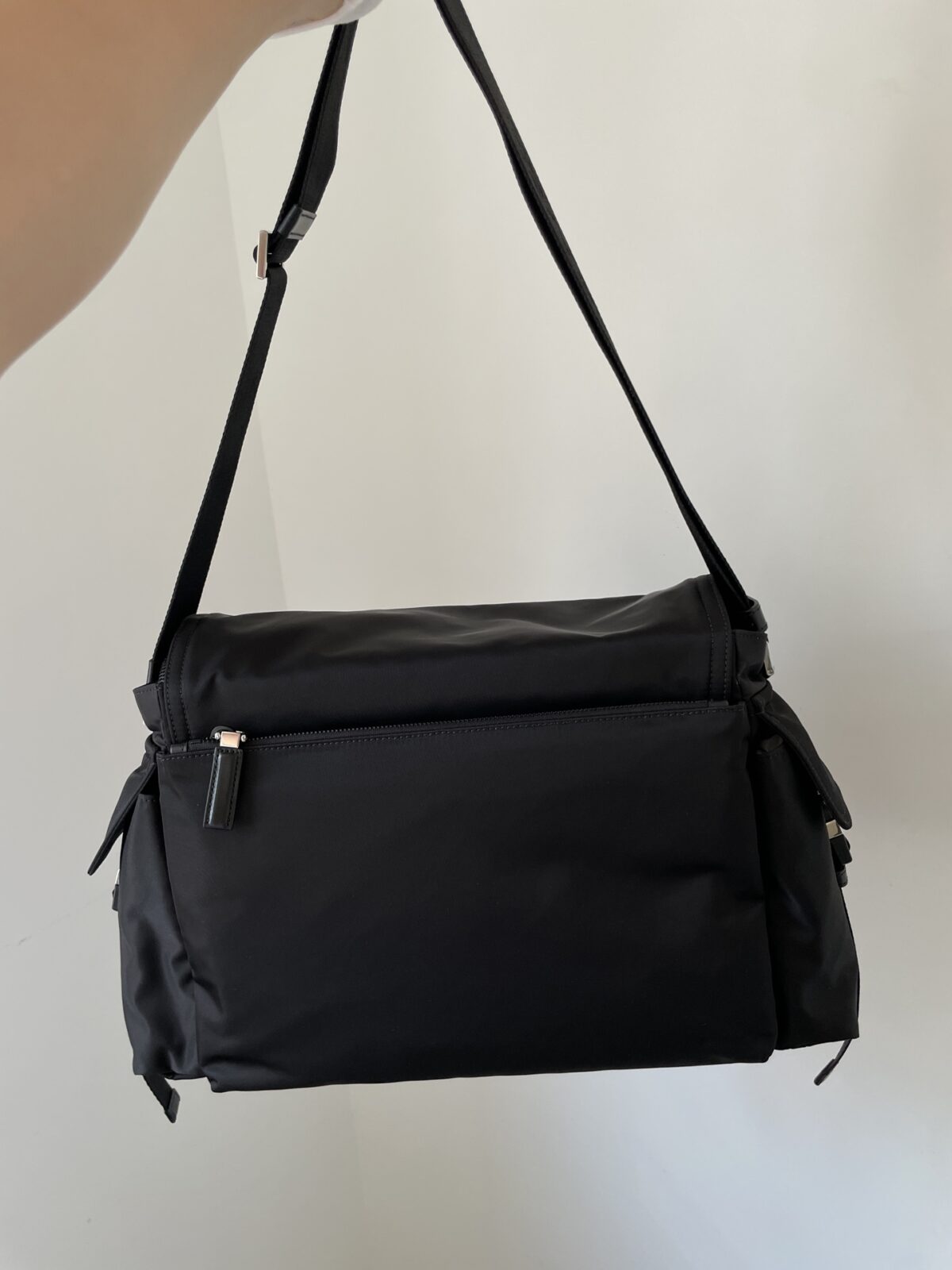 Prada Re-Nylon Explore Crossbody Bag Black - Image 3