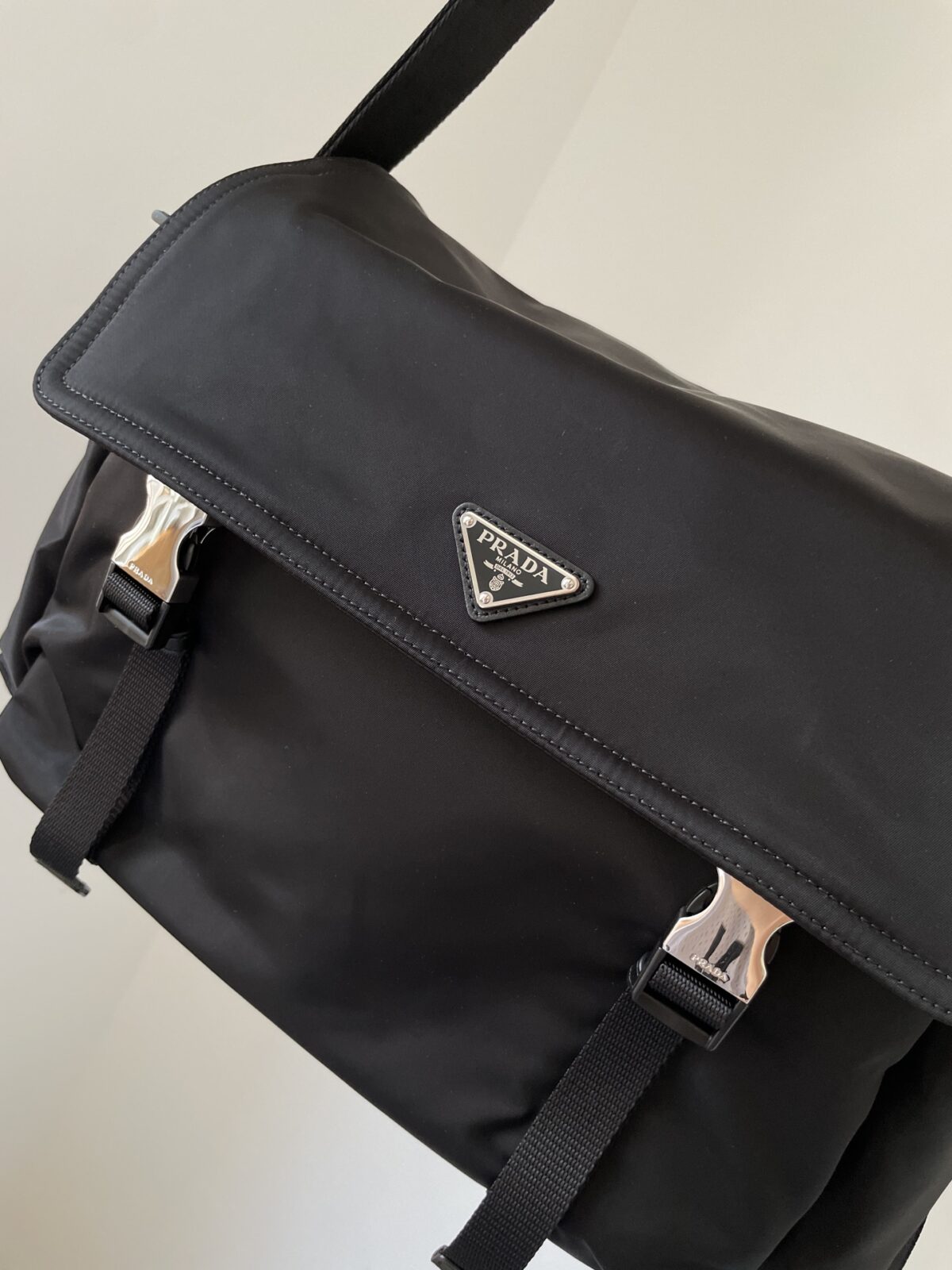 Prada Re-Nylon Explore Crossbody Bag Black - Image 5