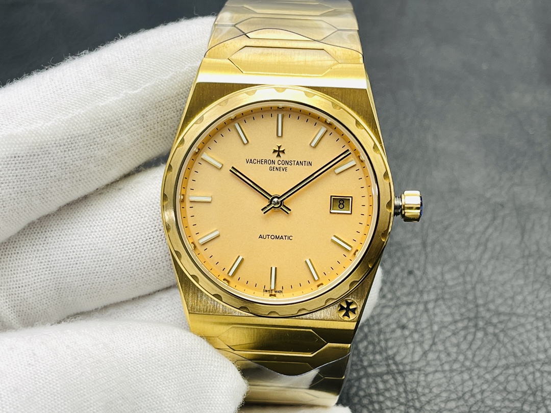 Vacheron Constantin Historiques 37mm Gold Dial 18K Yellow Gold Watch - Image 3
