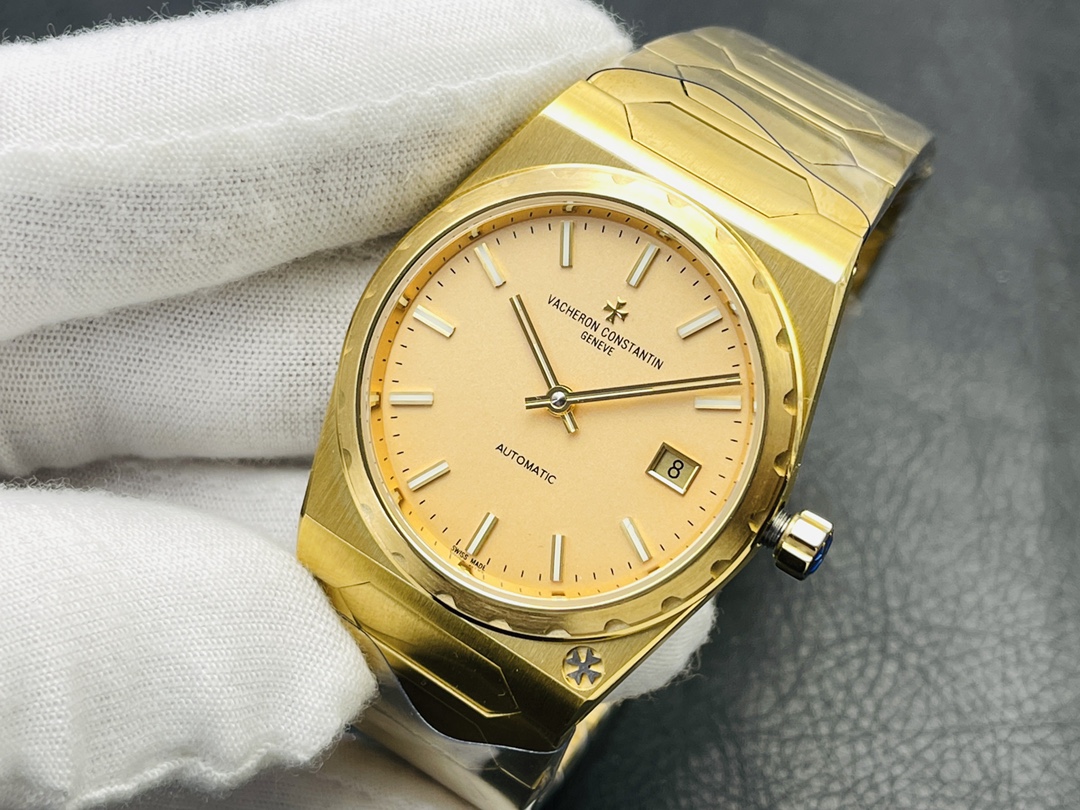 Vacheron Constantin Historiques 37mm Gold Dial 18K Yellow Gold Watch - Image 4