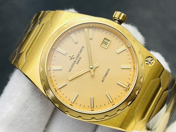 Vacheron Constantin Historiques 37mm Gold Dial 18K Yellow Gold Watch - Image 5