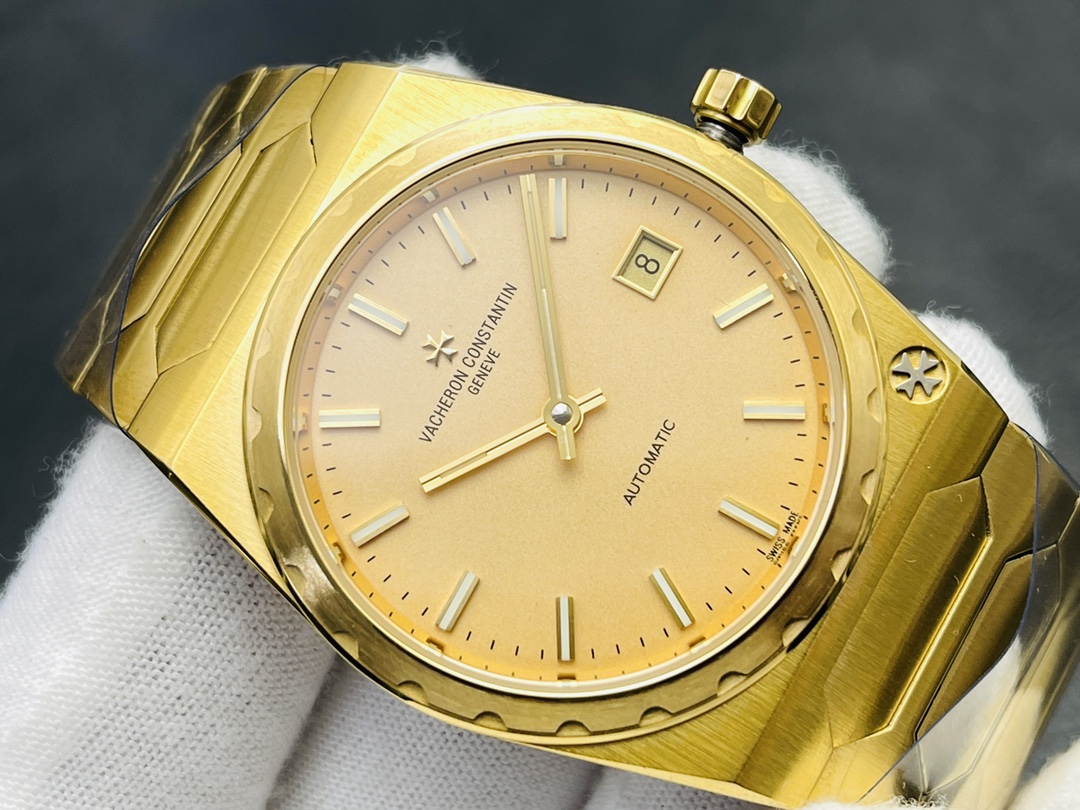 Vacheron Constantin Historiques 37mm Gold Dial 18K Yellow Gold Watch - Image 5