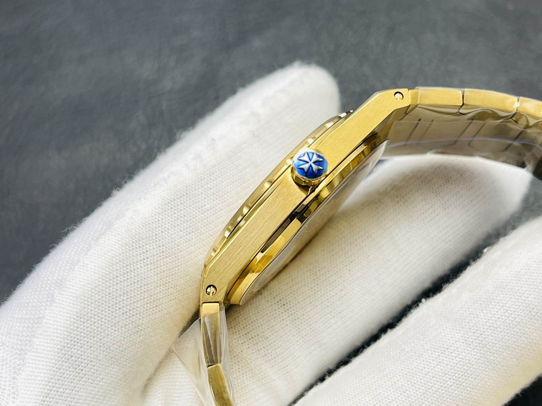 Vacheron Constantin Historiques 37mm Gold Dial 18K Yellow Gold Watch - Image 6