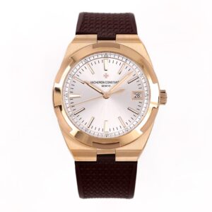 Vacheron Constantin Overseas Automatic 41mm Silver Dial Rose Gold Watch