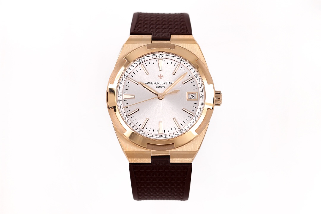 Vacheron Constantin Overseas Automatic 41mm Silver Dial Rose Gold Watch