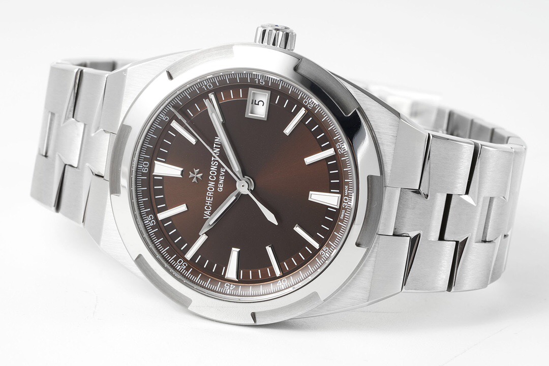 Vacheron Constantin Overseas Automatic 41mm Brown Dial Stainless Steel Watch - Image 6
