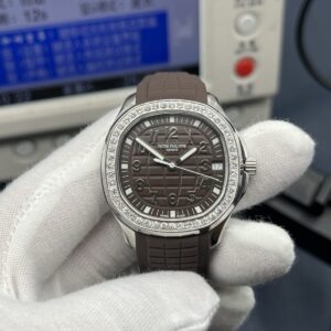 Patek Philippe Aquanaut Ladies 38.8mm Brown Dial Stainless Steel