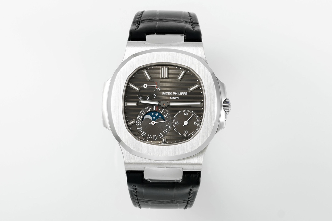 Patek Philippe Nautilus 40mm Gray Dial 18K White Gold