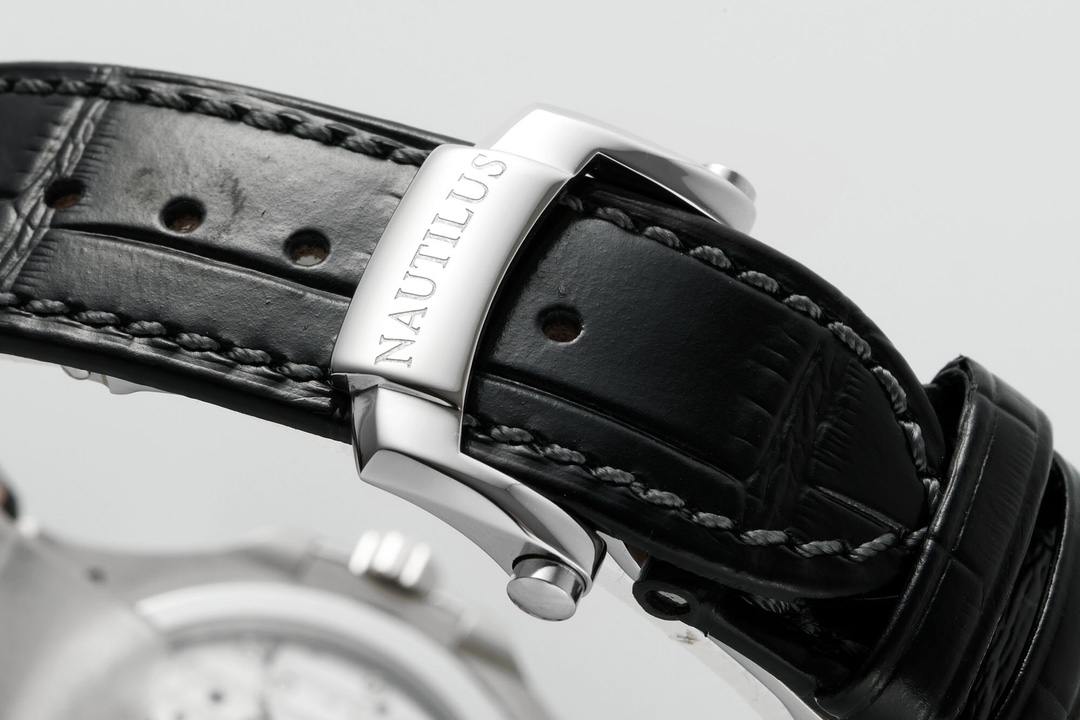 Patek Philippe Nautilus 40mm Gray Dial White Gold & Diamond Bezel - Image 7