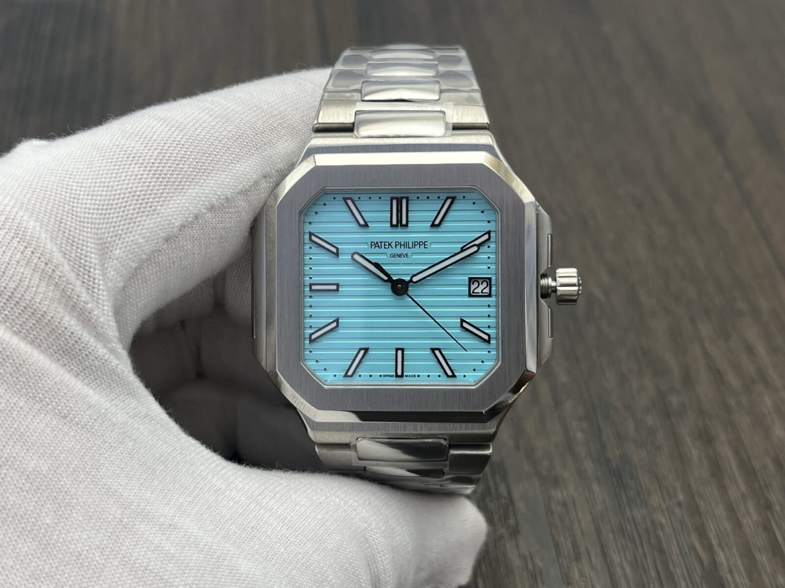 Patek Philippe Cubitus Series Automatic 45mm Tiffany Blue Dial Stainless Steel
