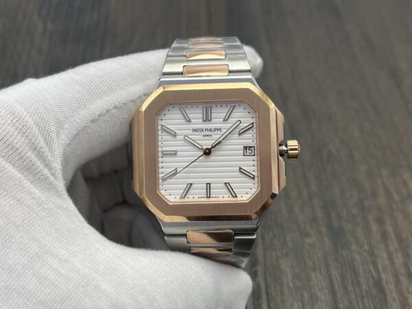 Patek Philippe Cubitus Series Automatic 45mm White Dial Two‑Tone Steel & 18K Rose Gold