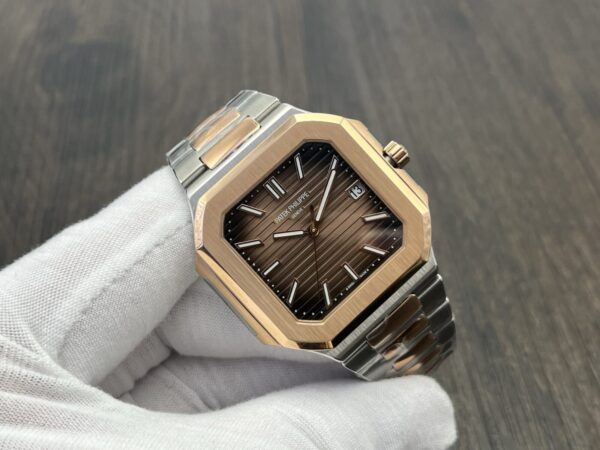 Patek Philippe Cubitus Series Automatic 45mm Coffee Dial Two‑Tone Steel & 18K Rose Gold - Image 2