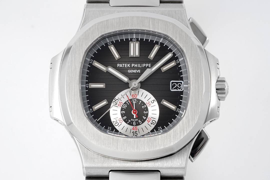 Patek Philippe Nautilus 40.5mm Black Dial Stainless Steel - Image 2