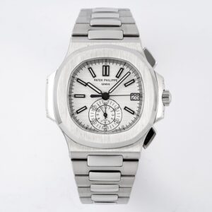 Patek Philippe Nautilus 40.5mm Silver Dial Stainless Steel