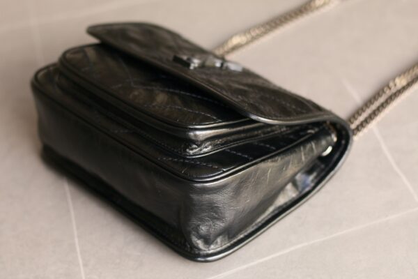 SAINT LAURENT YSL Niki Baby Calfskin Chain Bag Black - Image 5