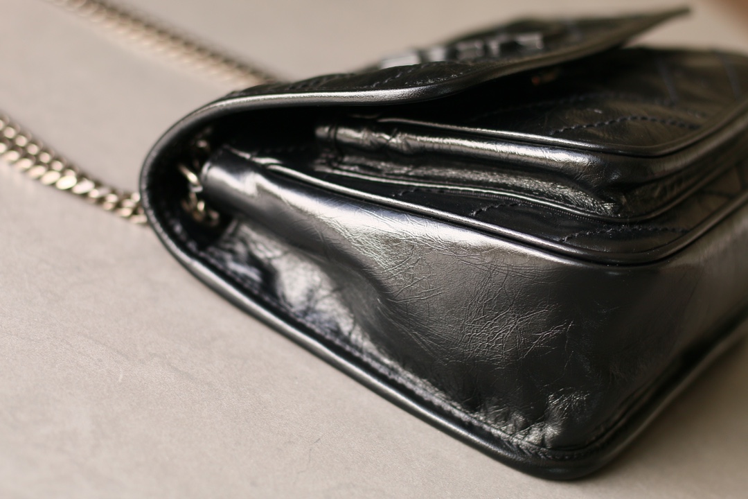 SAINT LAURENT YSL Niki Baby Calfskin Chain Bag Black - Image 8