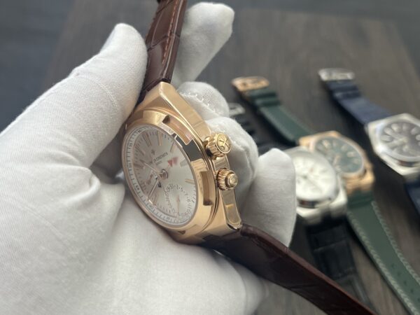 Vacheron Constantin Overseas Dual Time Automatic 41mm Silver Dial Watch - Image 7