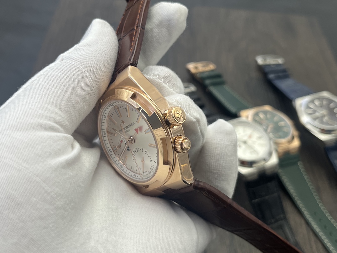 Vacheron Constantin Overseas Dual Time Automatic 41mm Silver Dial Watch - Image 7