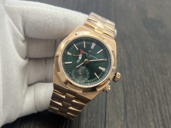 Vacheron Constantin Overseas Automatic 41mm Green Dial Rose Gold Watch - Image 4