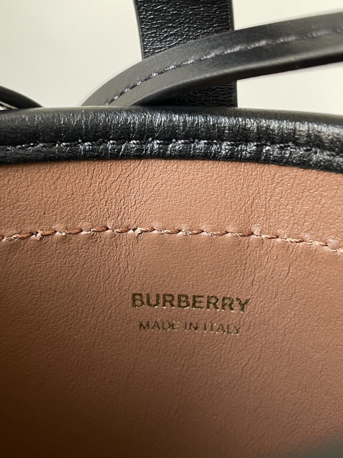 Burberry Icon Stripe Canvas Phone Pouch – Archive Beige - Image 9