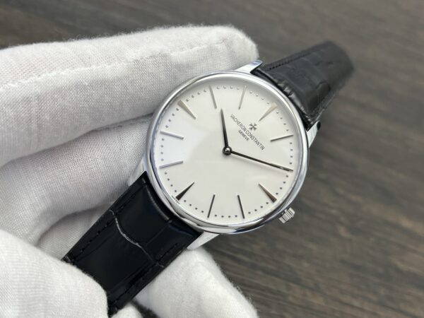 VACHERON CONSTANTIN Patrimony Manual Mechanical Watch 40mm White Dial White Gold Case - Image 4