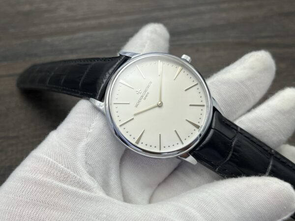 VACHERON CONSTANTIN Patrimony Manual Mechanical Watch 40mm White Dial White Gold Case - Image 5